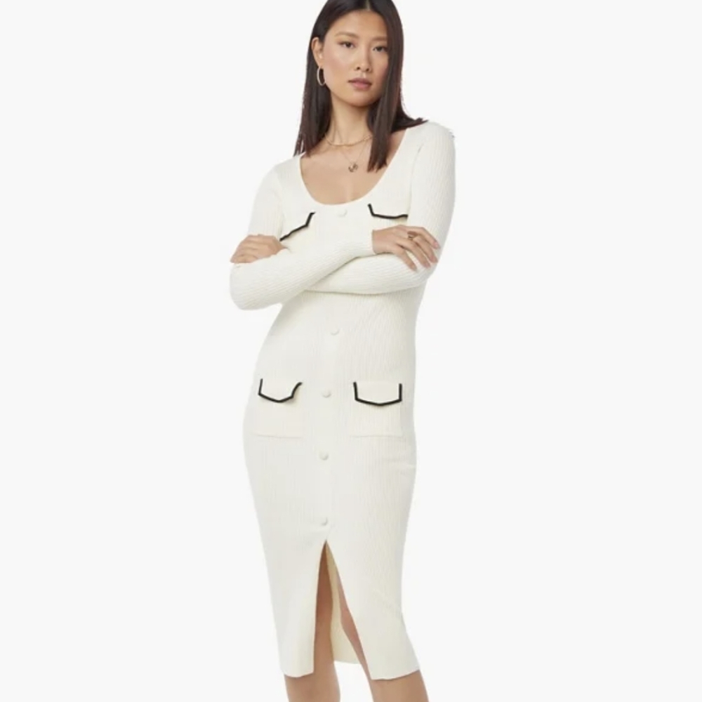 *New* JustFab Sweater Dress, Bone White, Size  XS